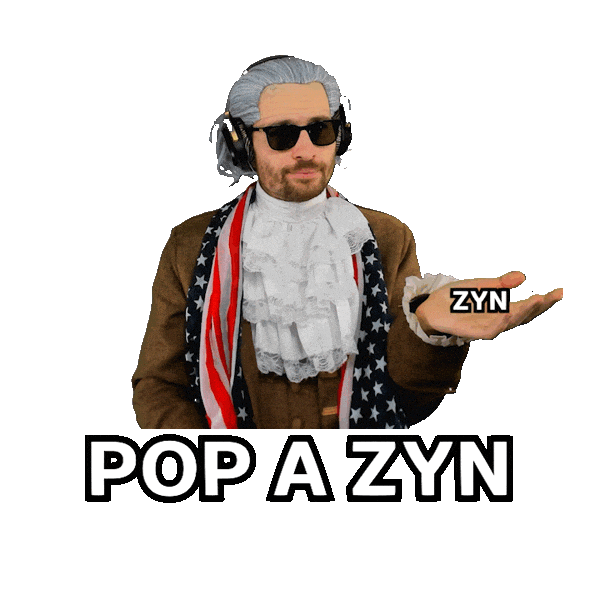 Nicotine Zyn Sticker