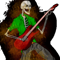 RoiPerez rock fuego rock and roll guitarra GIF