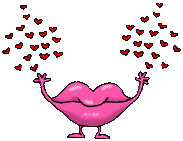 Kissing I Love You Sticker