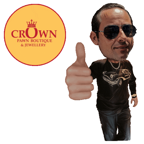 crownpawnboutique crown jewellery pawn crown jewellery Sticker