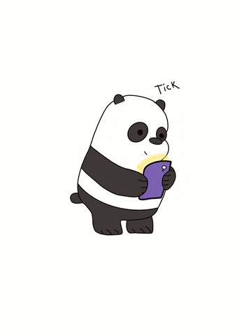 Rup3rtart chill phone panda tick GIF