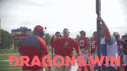 MSUMoorhead football celebrate win coach GIF