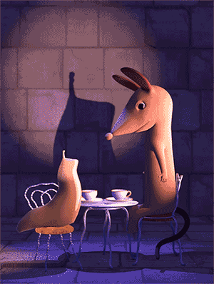Mouse Chatting GIF