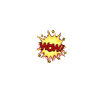 Wow Excited Sticker