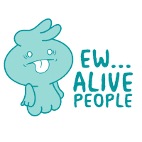 Life Reaction Sticker by Positively Ghostly