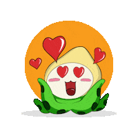 Xantoxin love heart twitch overwatch Sticker