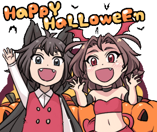 Halloween Vampire Sticker by Jin