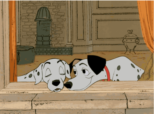 one hundred and one dalmatians animation GIF by Disney
