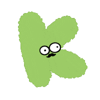Alphabet K Sticker