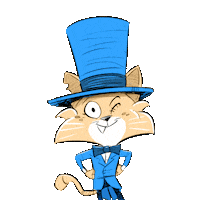 shilohillustration cat spiffy shilohillustration theunderdogs Sticker