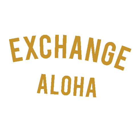Exchange Aloha Sticker by Aloha Exchange
