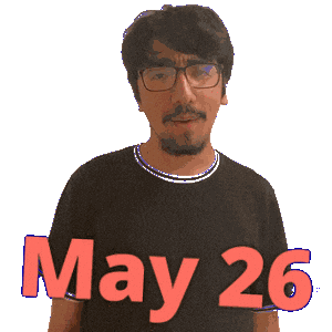 May 26 Sticker