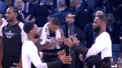 happy dwyane wade GIF by NBA
