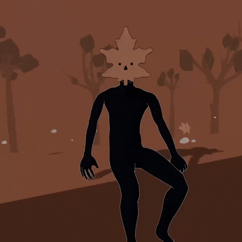 Mask Autumn GIF by Kims Ki