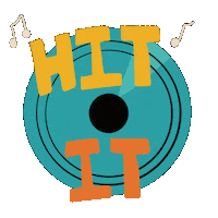 Vintage Hit It Sticker