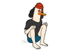 Duck Uglyduckling Sticker