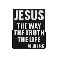 pinnedpins life jesus christian way Sticker