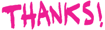 Thanks Love Sticker