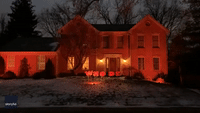 'WHO DEY' House Lights Up in Cincinnati Ahead of Super Bowl