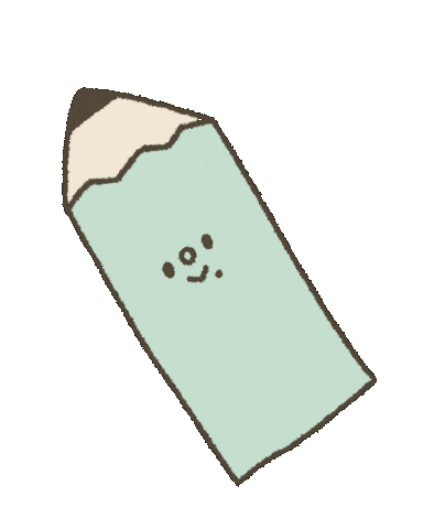 Study Pencil Sticker by nanamin