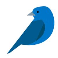 Blue Bird Birds Sticker by National Audubon Society