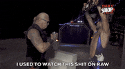 TalkNShop wwe wrestling fuck you aew GIF