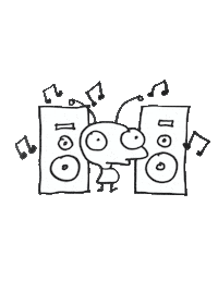 Little Idiot Happy Dance Sticker by Moby