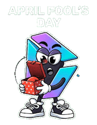 April Fools Joke Sticker by IDX Solana