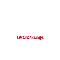 houndlounge dog dog daycare barrie the hound lounge Sticker
