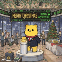 Merry Christmas Success GIF by Kanpai Pandas