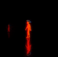 ExpiredOrange loop red run chill GIF