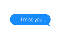 I Miss You Love Sticker
