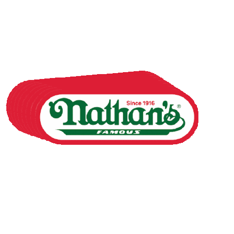 originalnathansfranks giphygifmaker hotdog hotdogs nathans Sticker