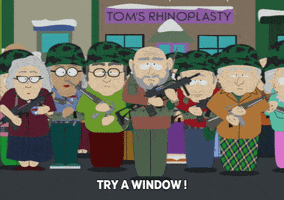 walking yelling GIF by South Park 