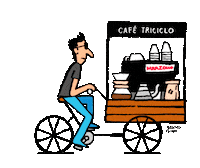 cafetriciclo Sticker by Renato Flores
