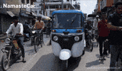 Driving Bajaj Auto GIF by Namaste Car