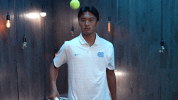 Tennis Xu GIF by UNC Tar Heels