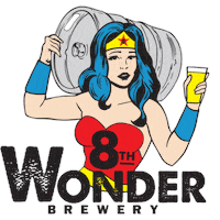 Wonder Woman Beer Sticker by Beerchronicle.com