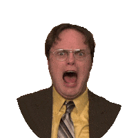 Stressed The Office Sticker by imoji