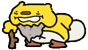 Stick Shaking Sticker