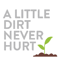 botanicalpaperworks gardening growing dirt planting Sticker