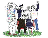 V Jin Sticker