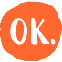 Words Ok Sticker
