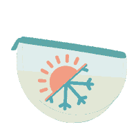 Lainsnow holiday beach vacation swimming Sticker