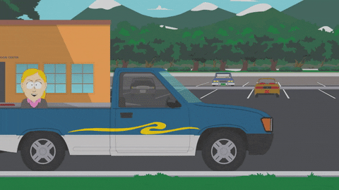 drive truck GIF by South Park 