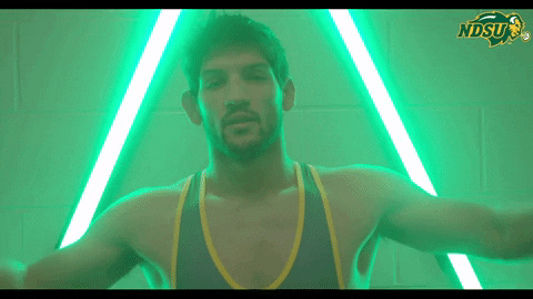 North Dakota State Wrestling GIF by NDSU Athletics