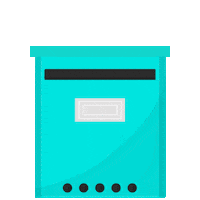 Beach Post Sticker by Beachcombing Magazine