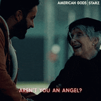 Old Lady Thank You GIF by American Gods
