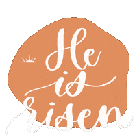 He Is Risen Jesus Sticker