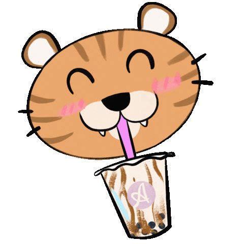 AndorasBubble sparkle boba bubbletea milktea Sticker